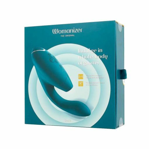 德國 Womanizer Duo 2 G點震動智能吸啜震動器（藍綠色）