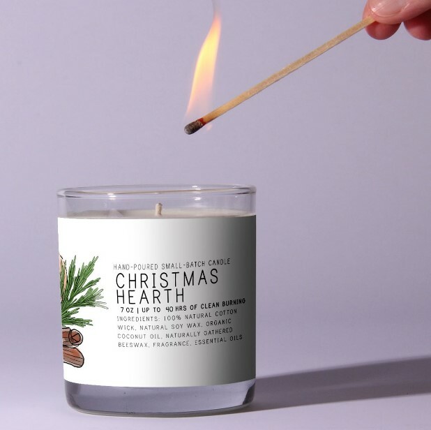 JUST BEE｜聖誕爐火蠟燭