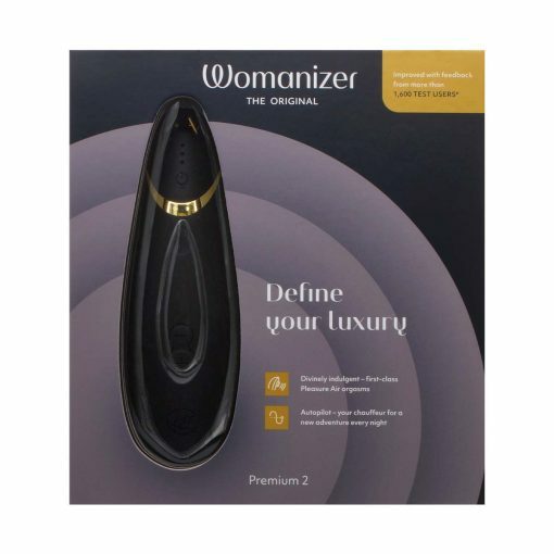德國 Womanizer Premium 2 智慧型陰蒂吸啜器（黑色）