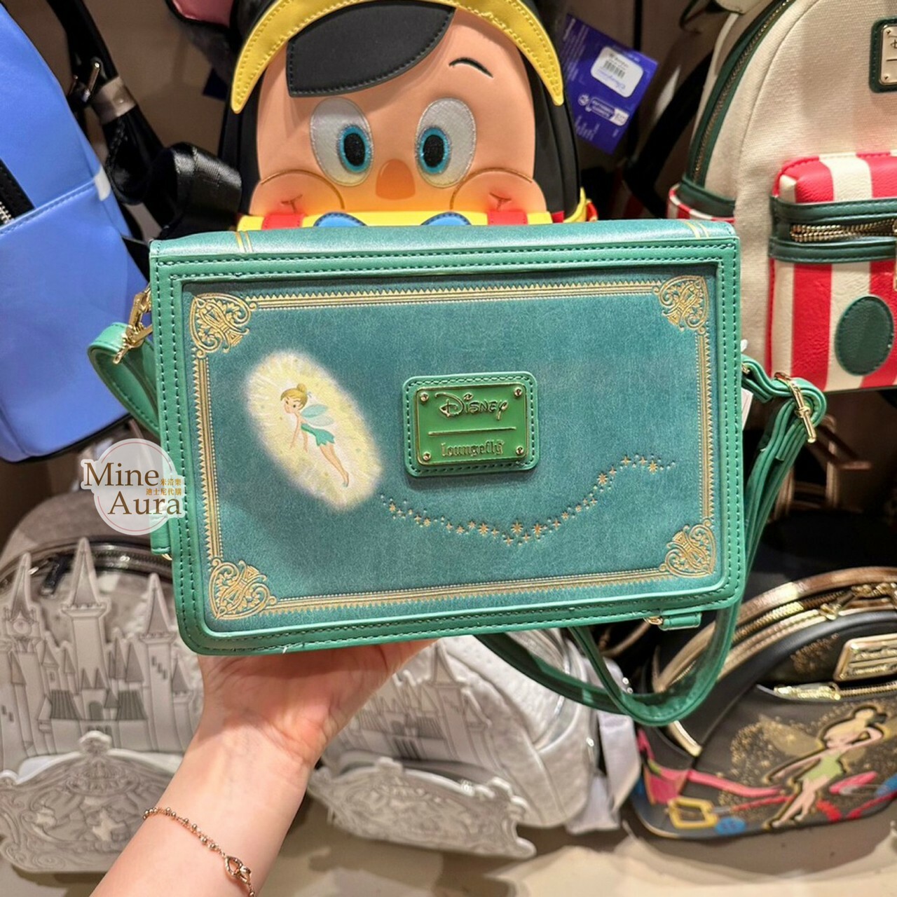 小飛俠 彼得潘 Peter Pan 書本 造型 斜背包 -香港迪士尼樂園