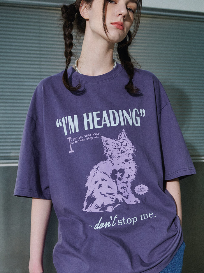 CPGN STUDIO HEADING CAT T-SHIRT