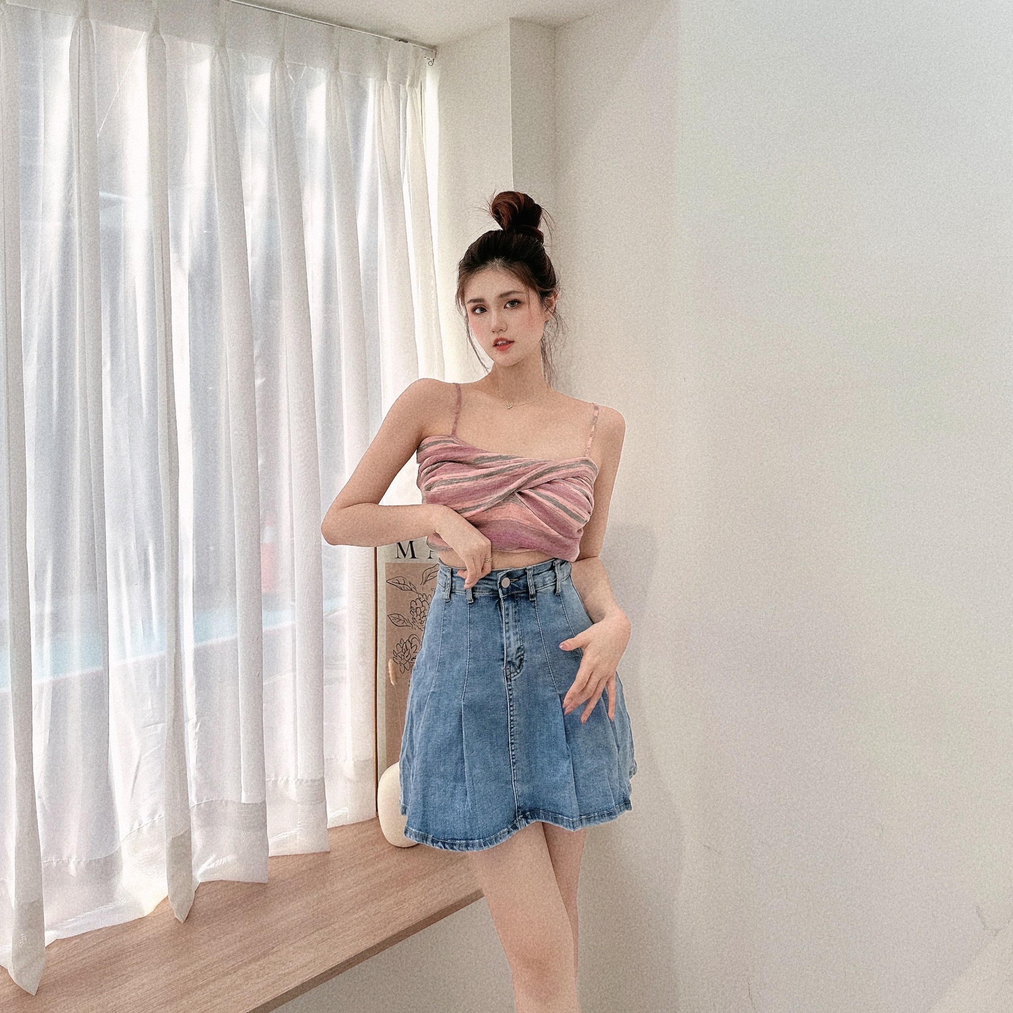 Y2K炫彩細肩帶背心/二色