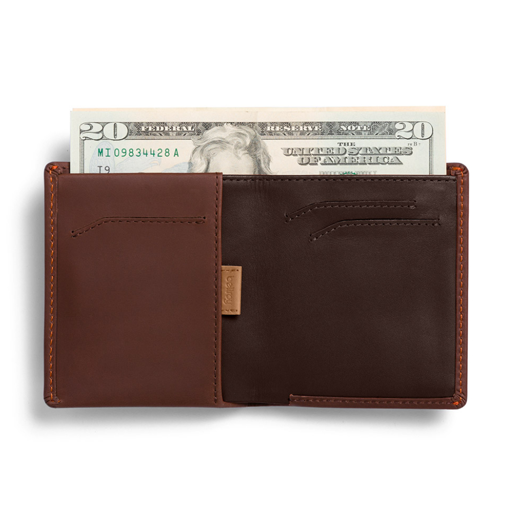 澳洲 Bellroy｜Note Sleeve 真皮直式鈔票錢包 (RFID防盜) - 可可棕