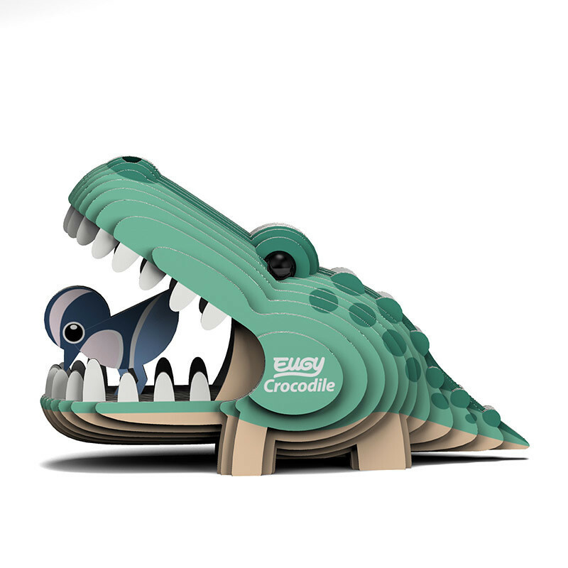EUGY 3D Cardboard Kit Set Model - 029 Crocodile