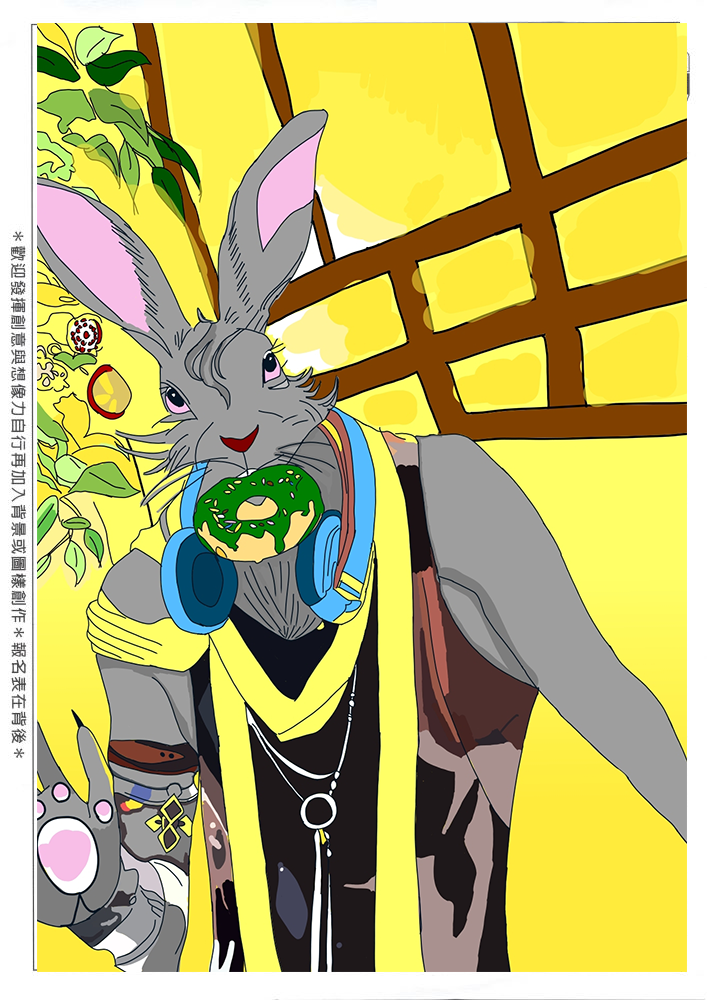 社會組_陳O婷_老闆來5份青草口味的甜甜圈(上傳)