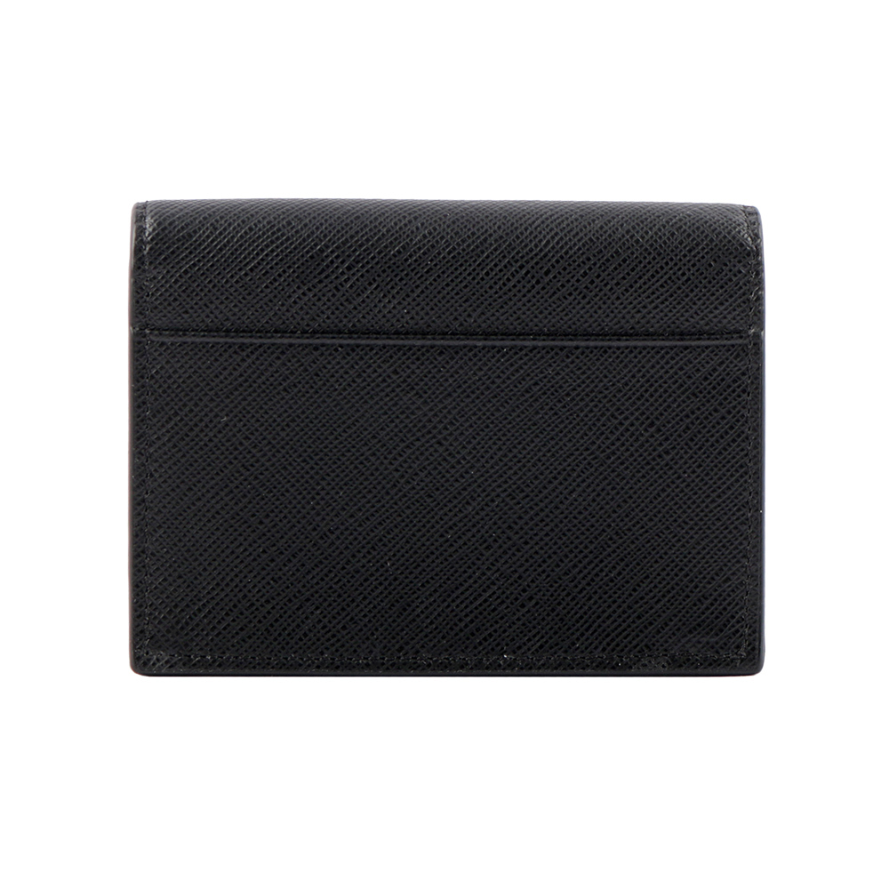 【MONTBLANC 萬寶龍】Sartorial 匠心系列防刮牛皮對開卡片夾(黑色)