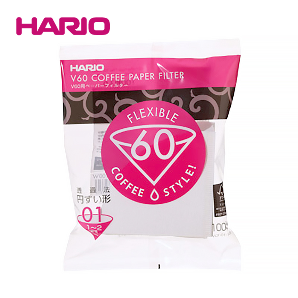 【HARIO】日本製 - V60漂白01濾紙100張