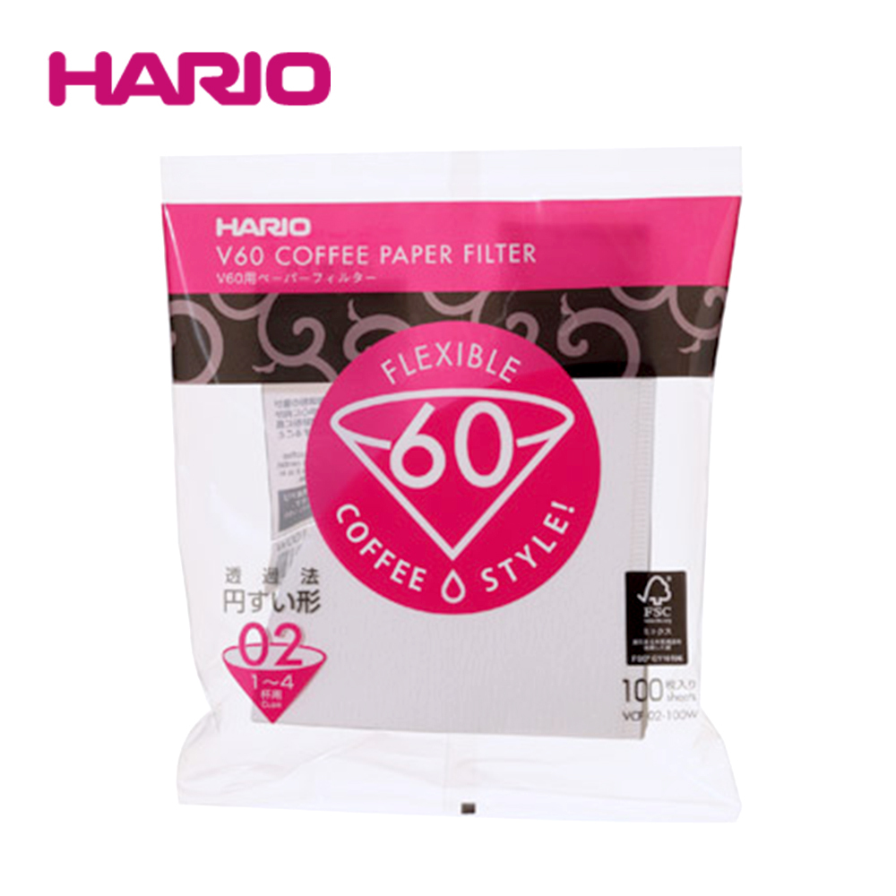 【HARIO】日本製  - V60漂白02濾紙100張