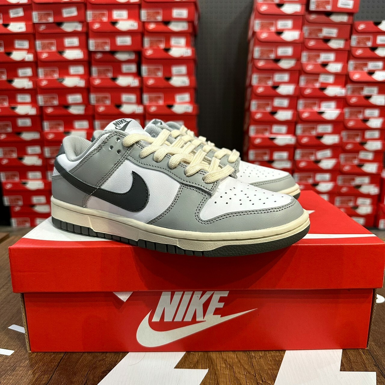 NIKE DUNK LOW SMOKE GREY 奶油底煙灰休閒鞋【DD1503-117】