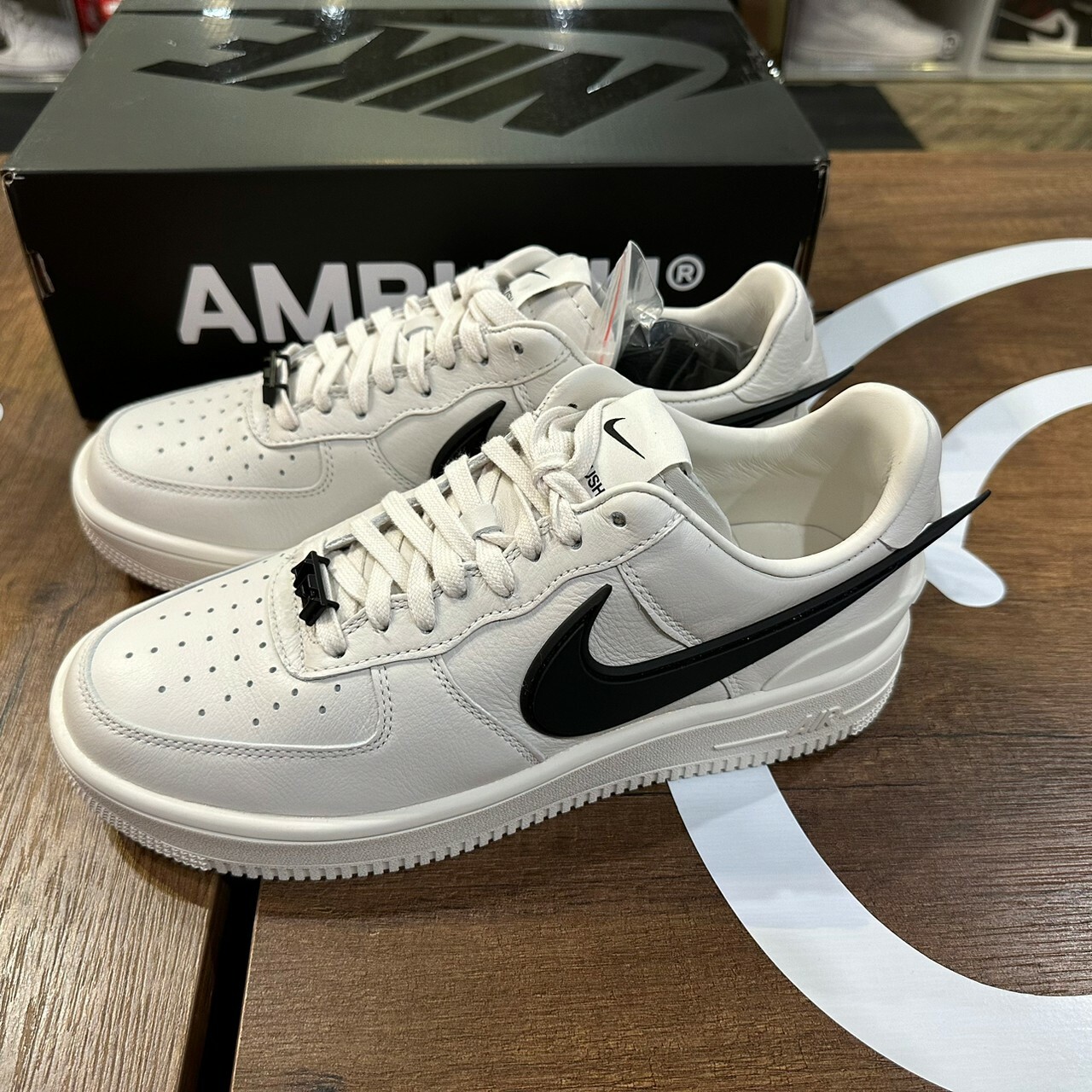 AMBUSH x NIKE AIR FORCE 1 黑色AF1 黑白低筒休閒鞋【DV3464-002】