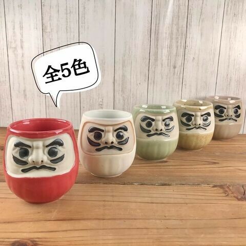 【日本製】Lucky Daruma 茶杯