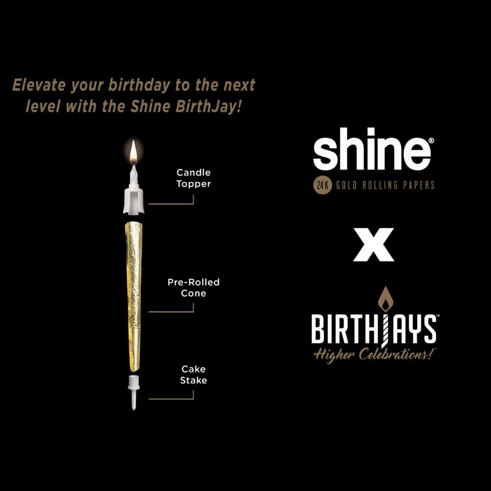 Shine 24K 黃金預捲菸 「慶生最強企劃」
