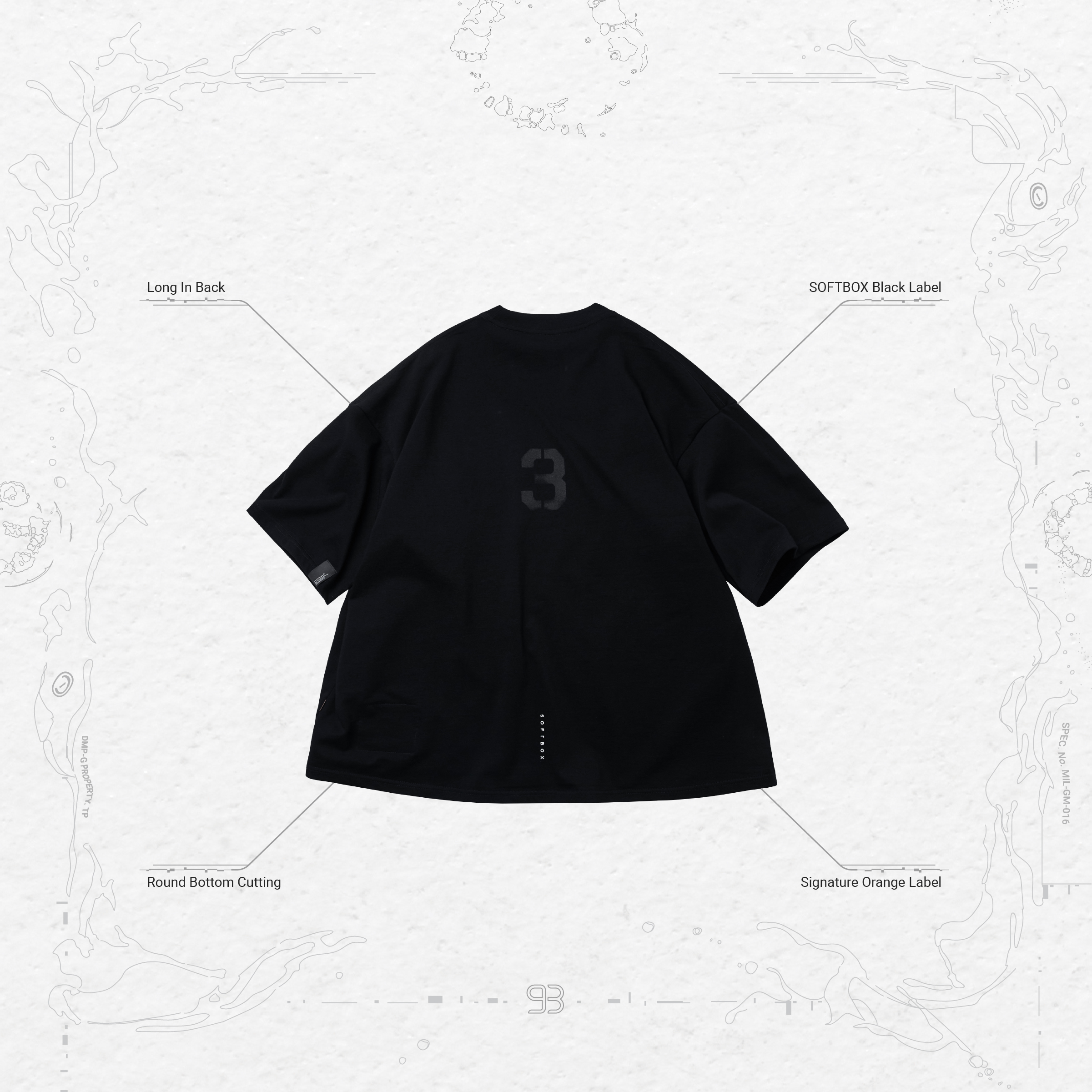 GNV-93” Number-93 Tee - G