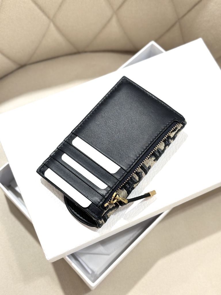 DIOR Saddle Compact Zipped Cardholder