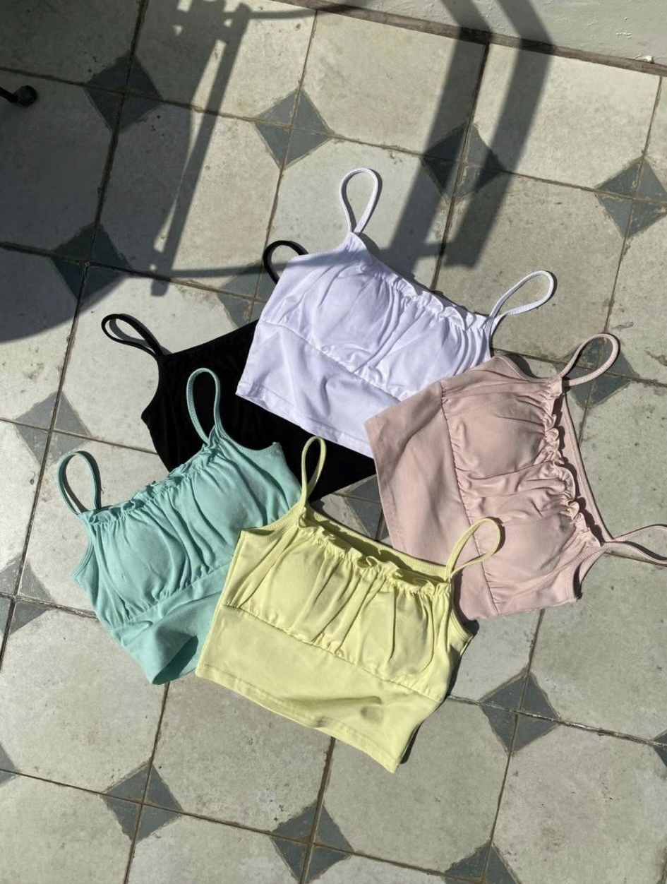 Candy Ruffle Top with pad