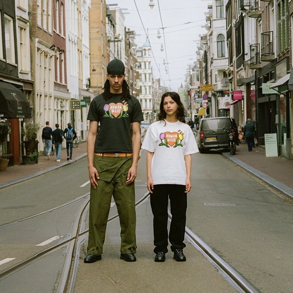 Human Made x OALLERY Tulip T-Shirt White