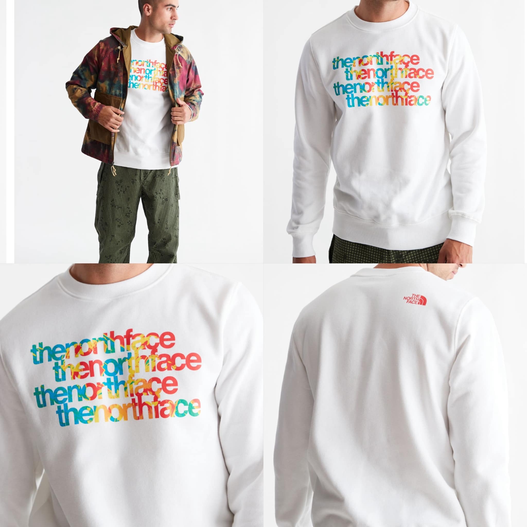 【現貨】The North Face A11385 男裝衛衣 (白色)