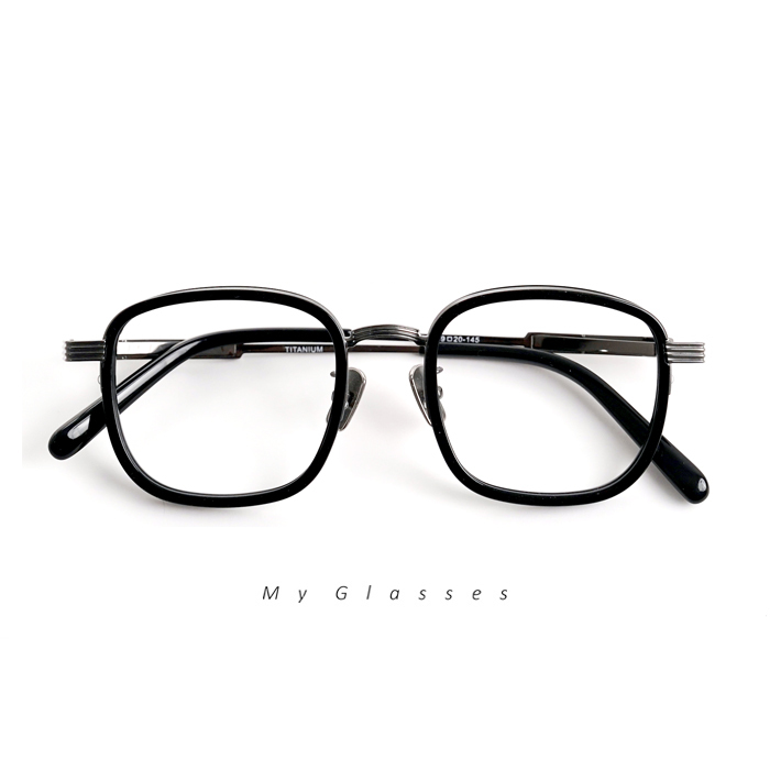 T103純鈦圈方眼鏡