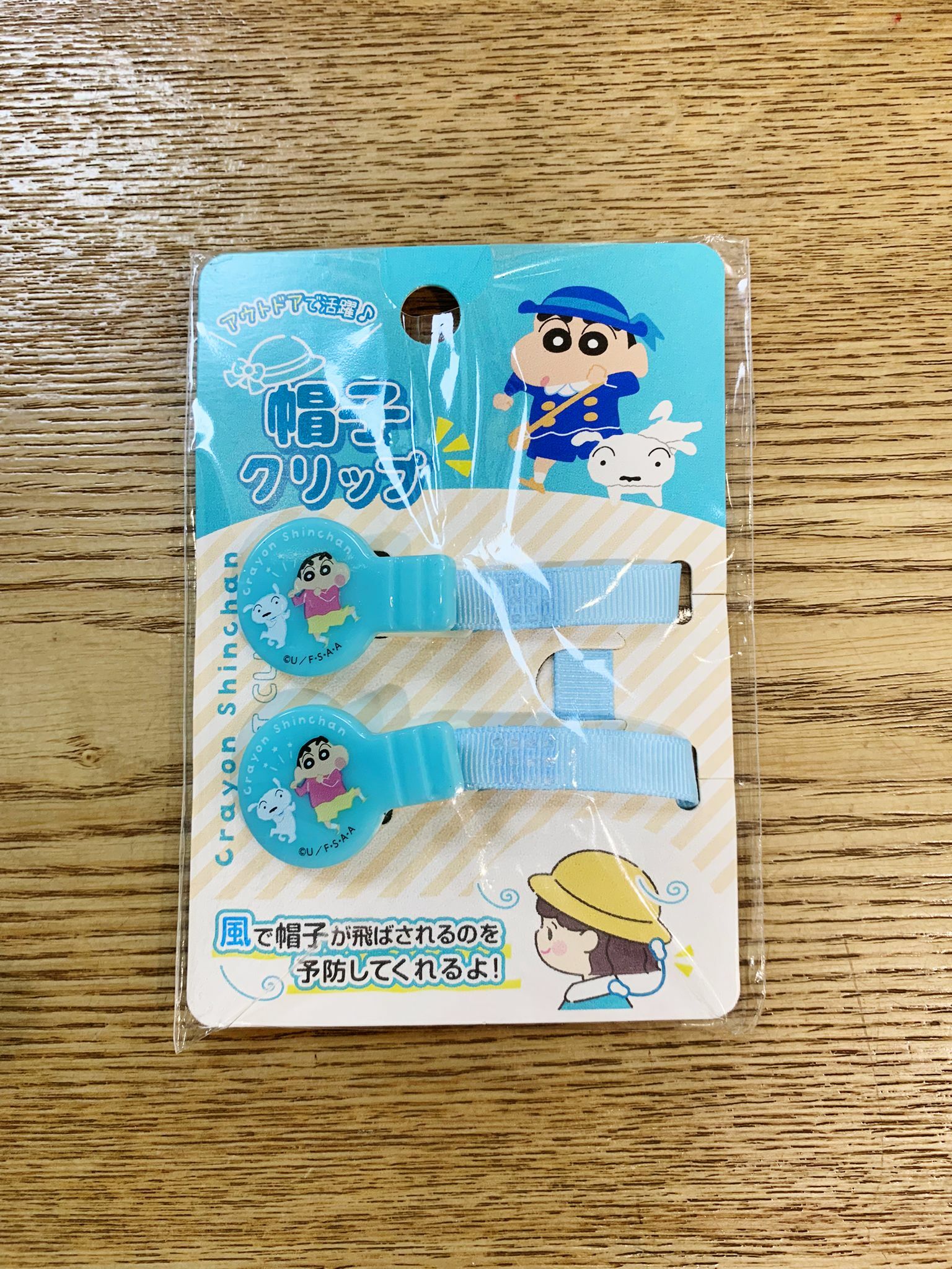 蠟筆小新造型帽夾