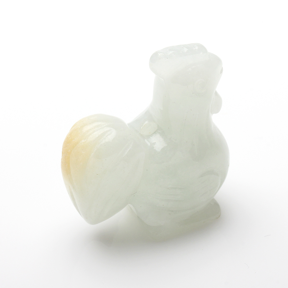 【雅紅珠寶】天然翡翠玉項鍊-十二生肖-雞-佔盡先機-A0113