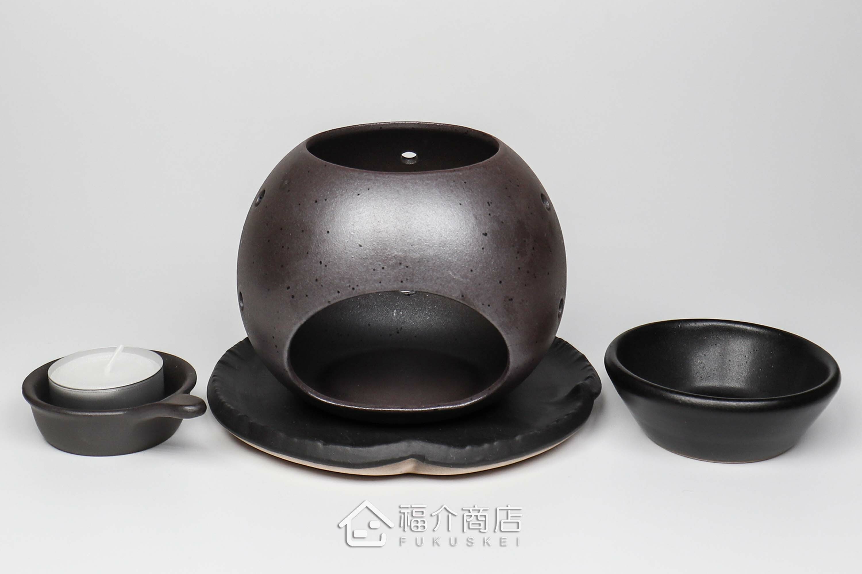 陶製薰茶葉用的茶香爐