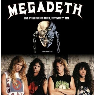 Megadeth ‎- Live At San Paolo Do Brasil WHITE LP