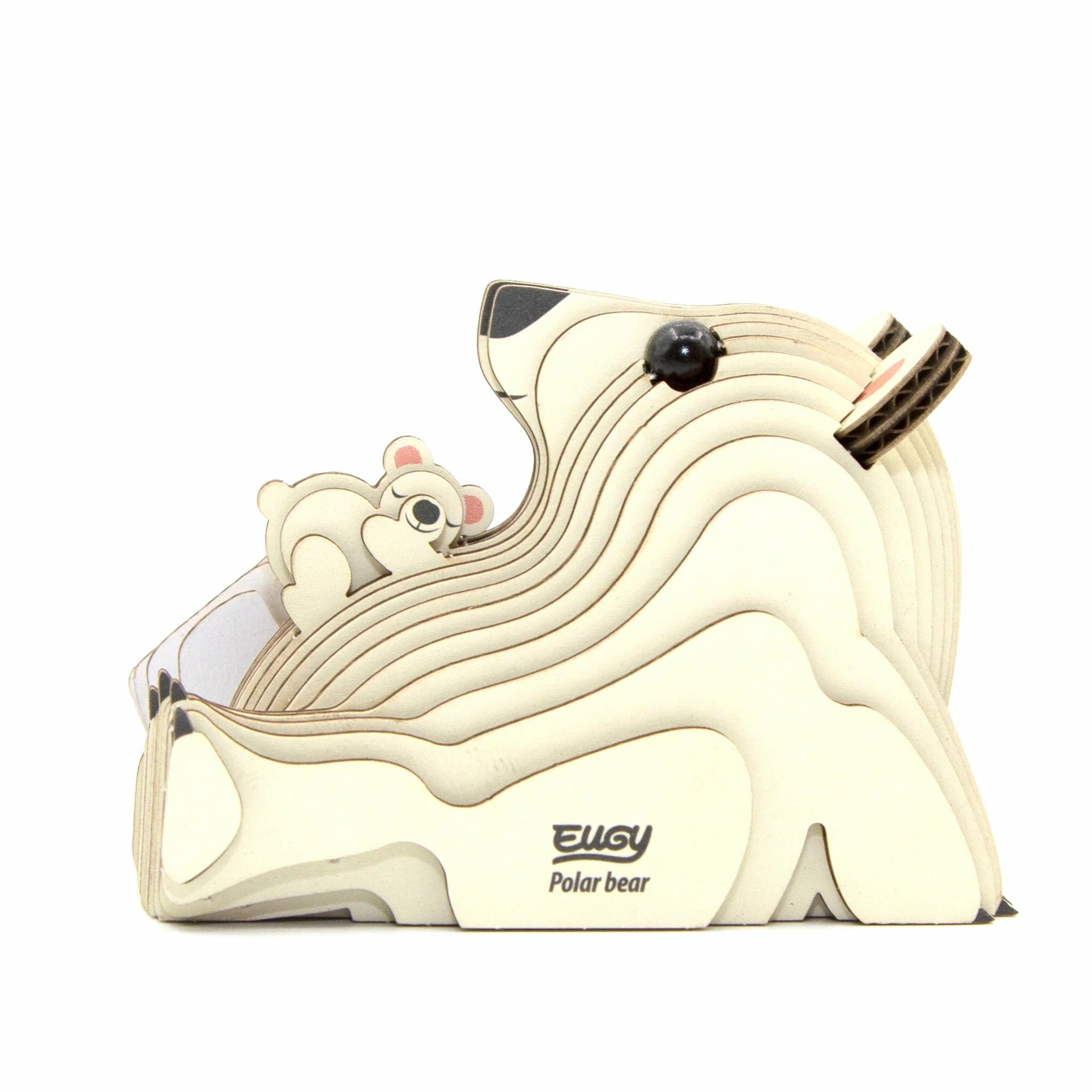 EUGY 3D Cardboard Kit Set Model - 052 Polar Bear