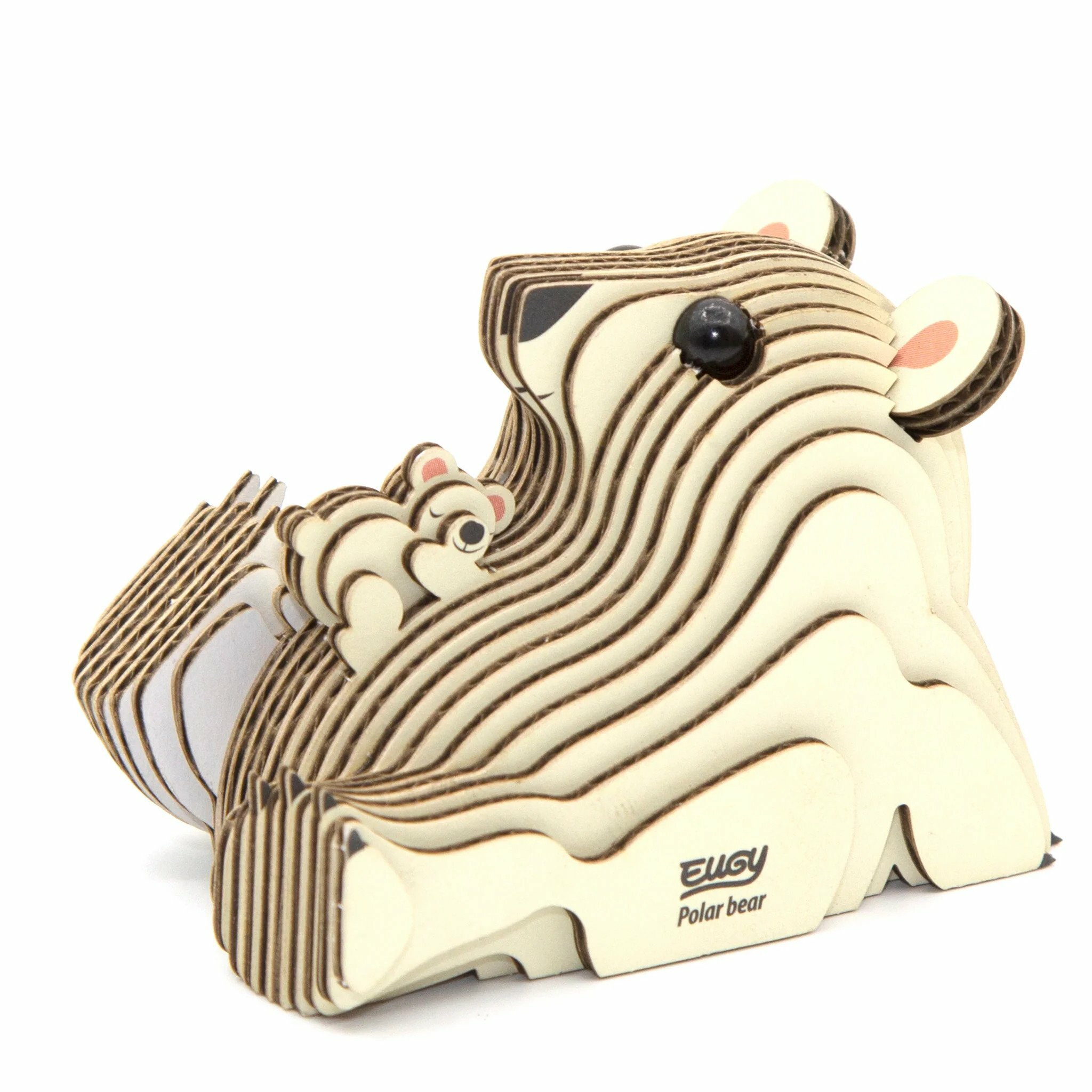 EUGY 3D Cardboard Kit Set Model - 052 Polar Bear