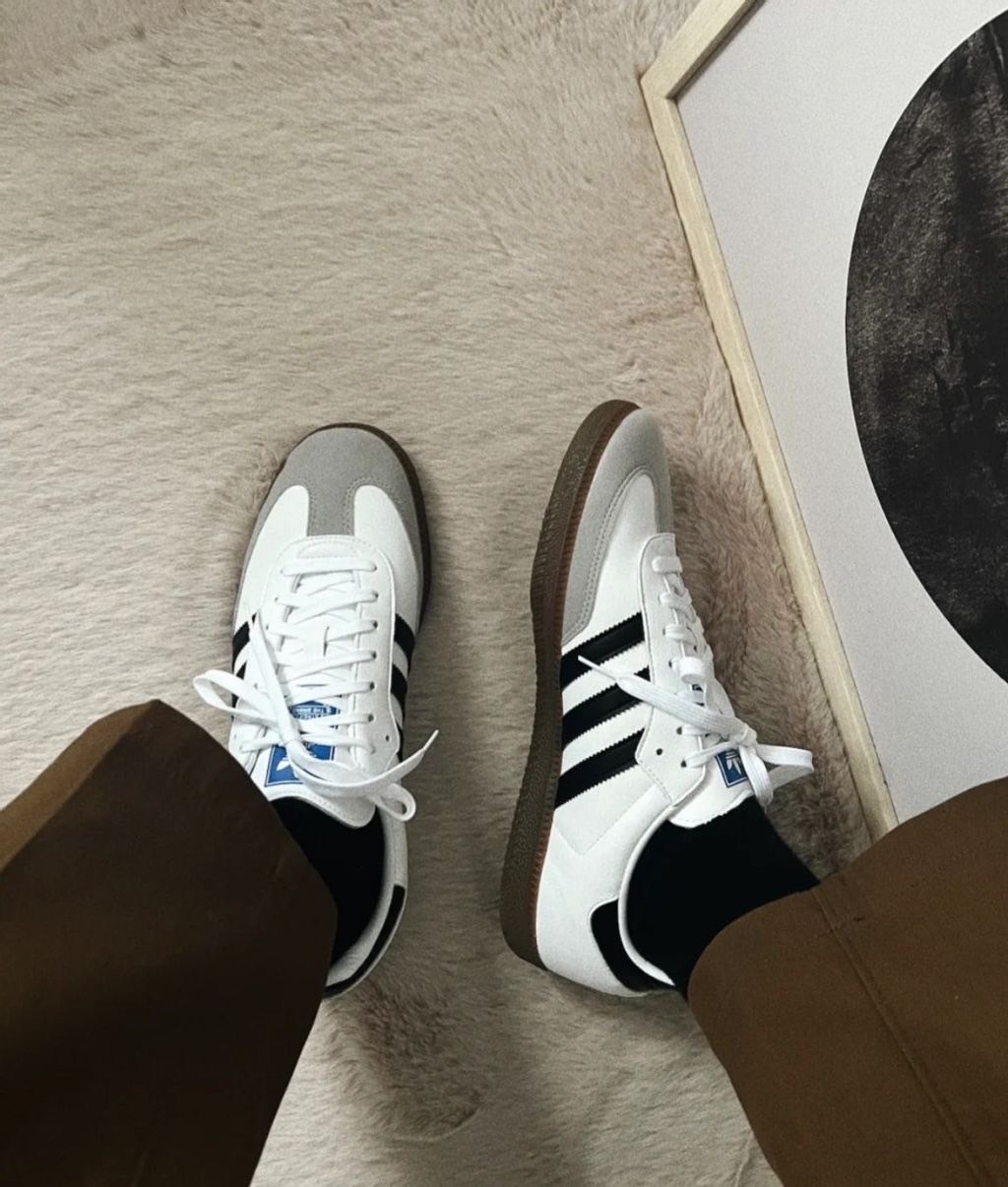 ADIDAS ORIGINALS SAMBA 白黑