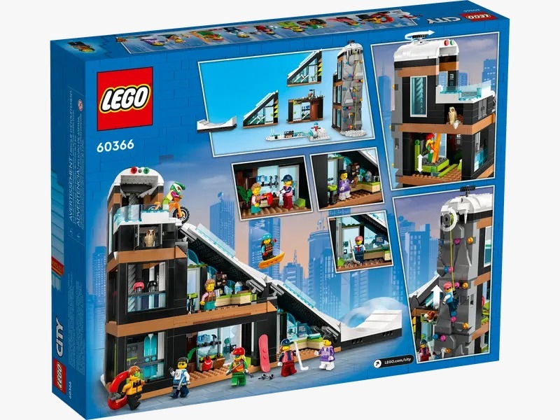 LEGO 60366 Ski and Climbing Center 滑雪攀岩中心 (City)