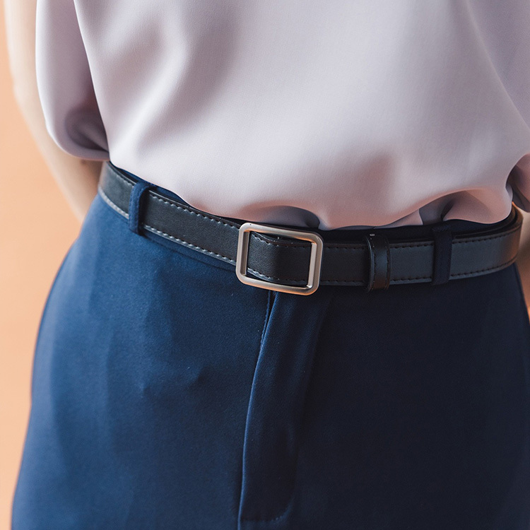 簡約方型皮帶
