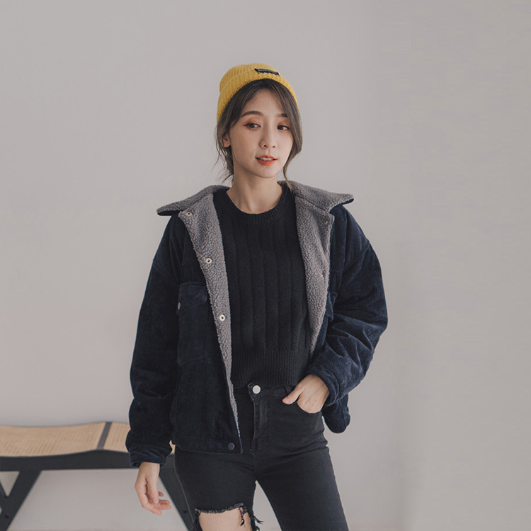 帥氣雙口袋外套