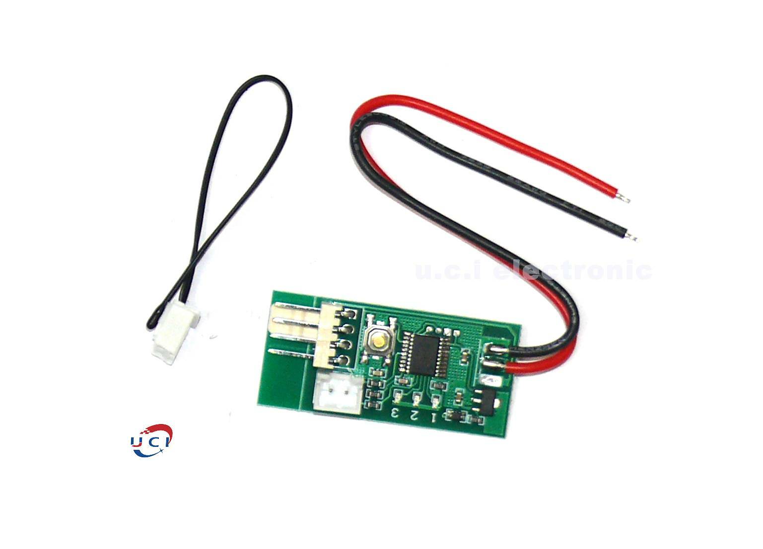 【UCI電子】 (6-8) 單路12V直流PWM四線風扇溫控調速器  主機殼機櫃電腦風扇溫控降噪模組