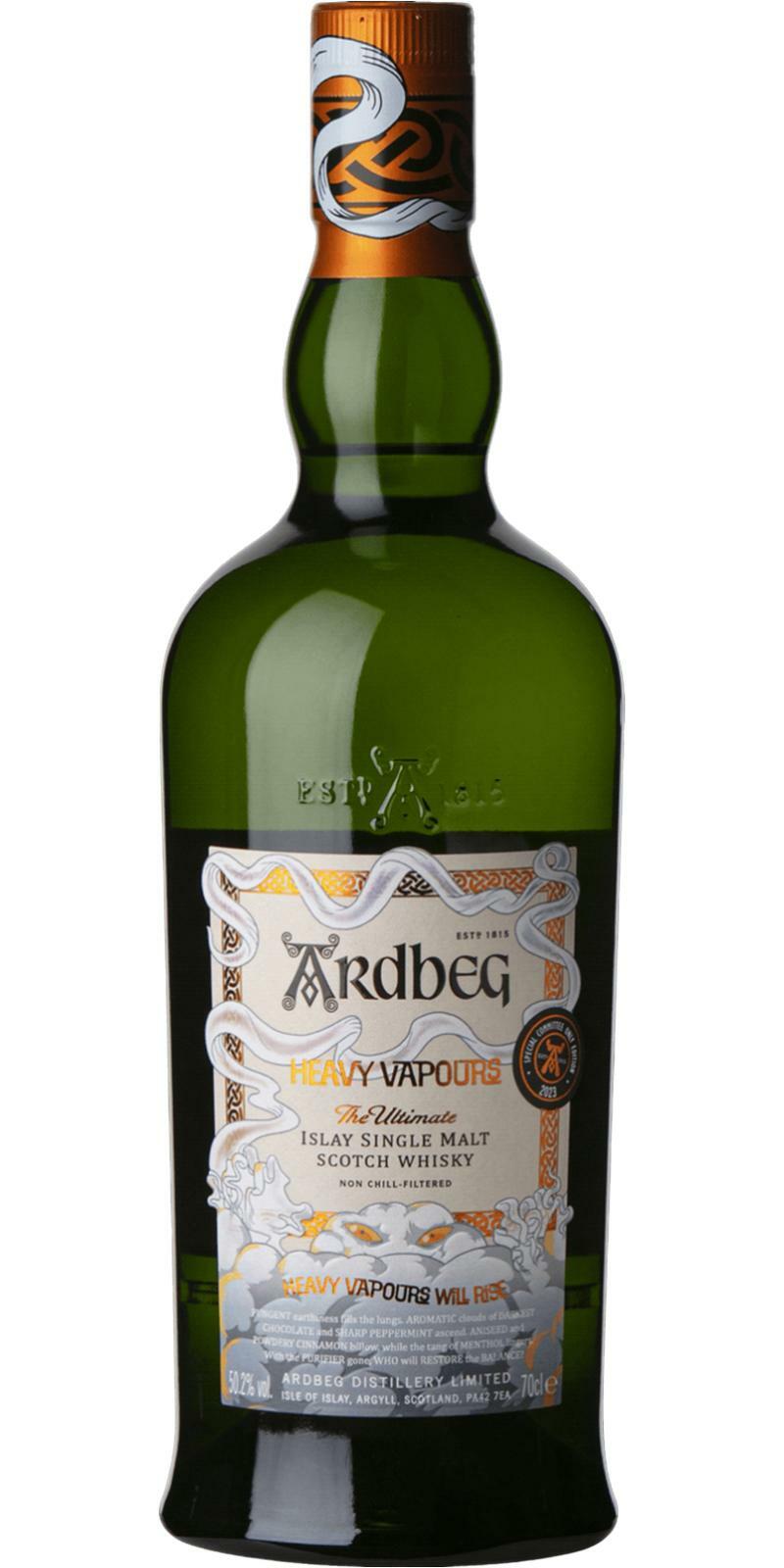 Ardbeg® Heavy Vapours Committee Release Single Malt Islay Whisky 700mL