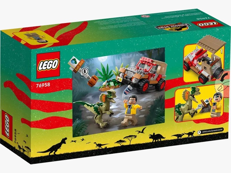 レゴ(LEGO) ジュラシック・ワールド ディロフォサウルスの襲撃