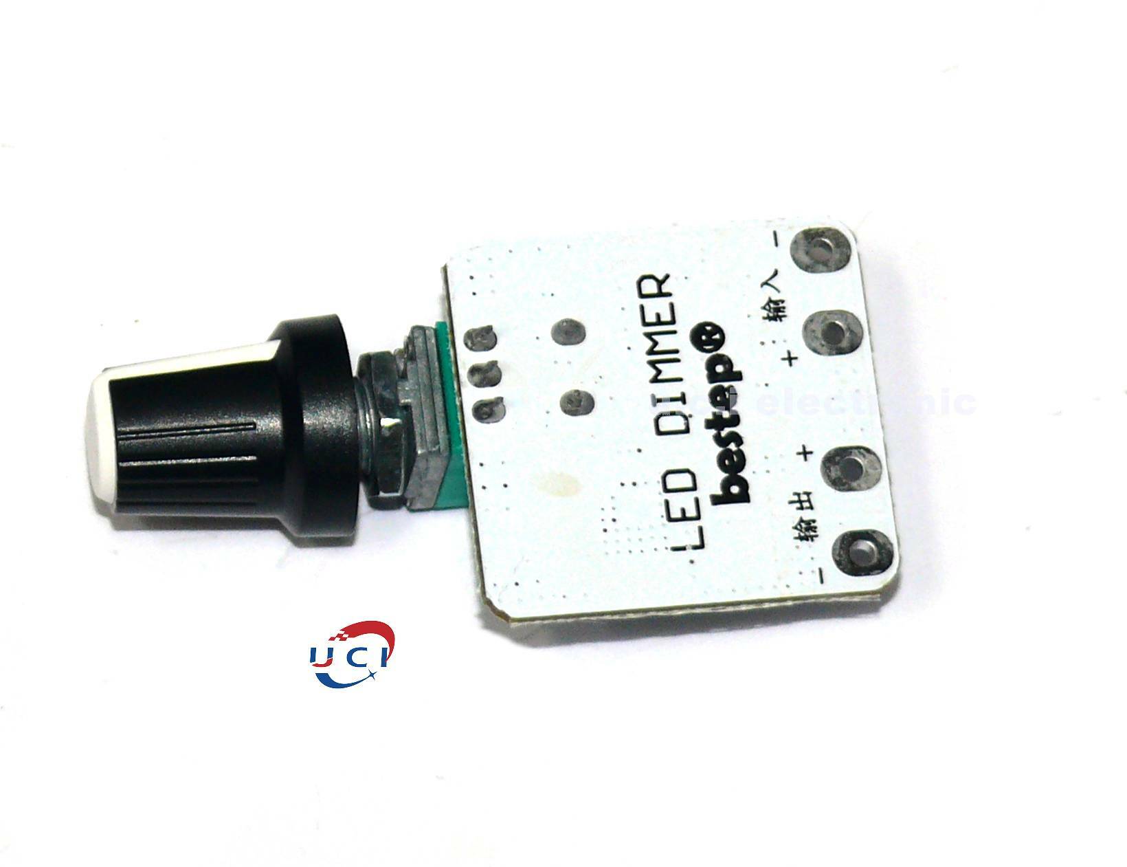 【UCI電子】 (6-8) LED恒壓調光器模組燈條帶開關板亮度旋鈕調節廣告字燈箱無閃頻12V