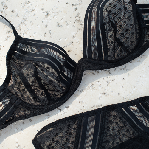 IRIS 艾莉絲 鋼圈胸罩 經典黑