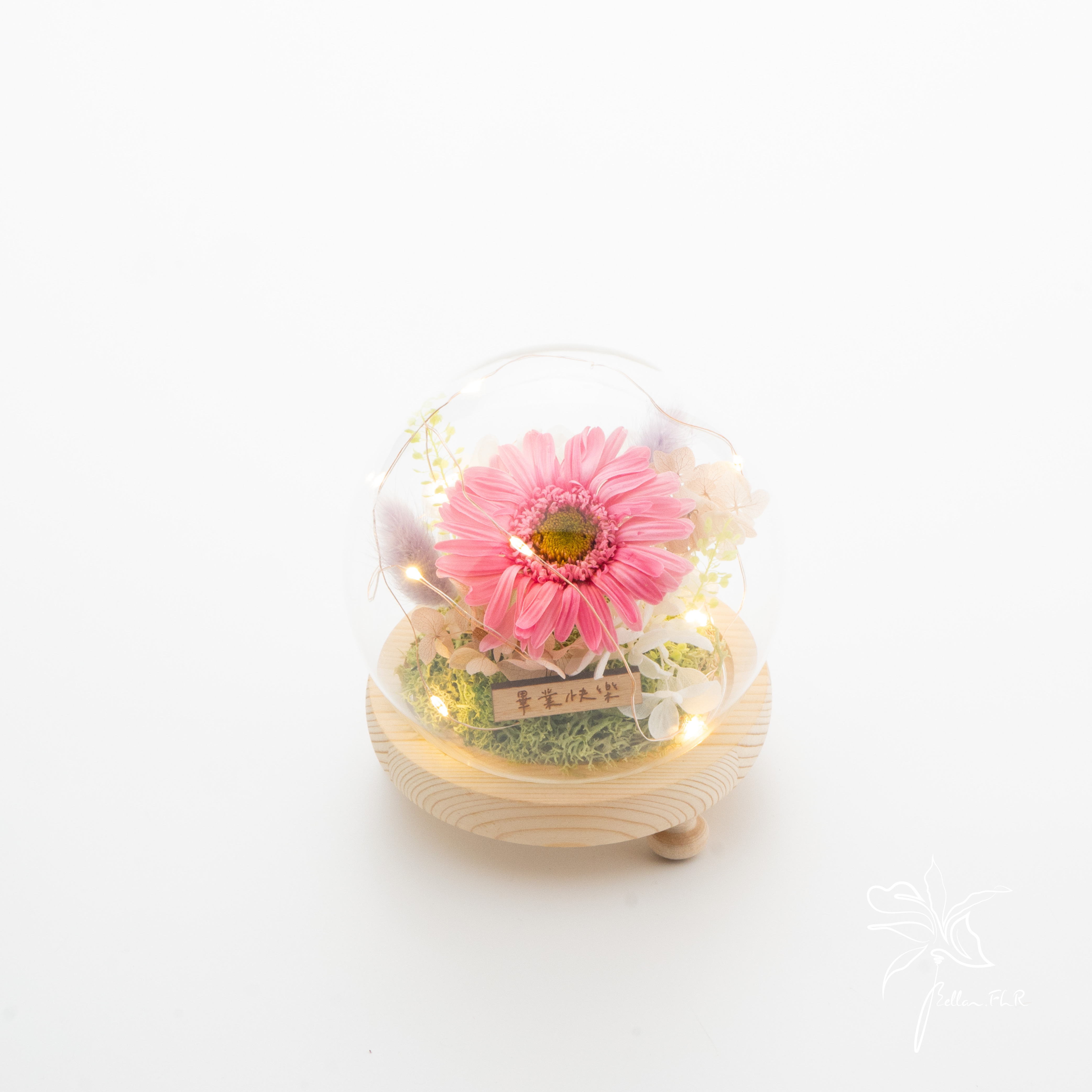 【勇氣與信念的小宇宙】圓形玻璃花盅-小