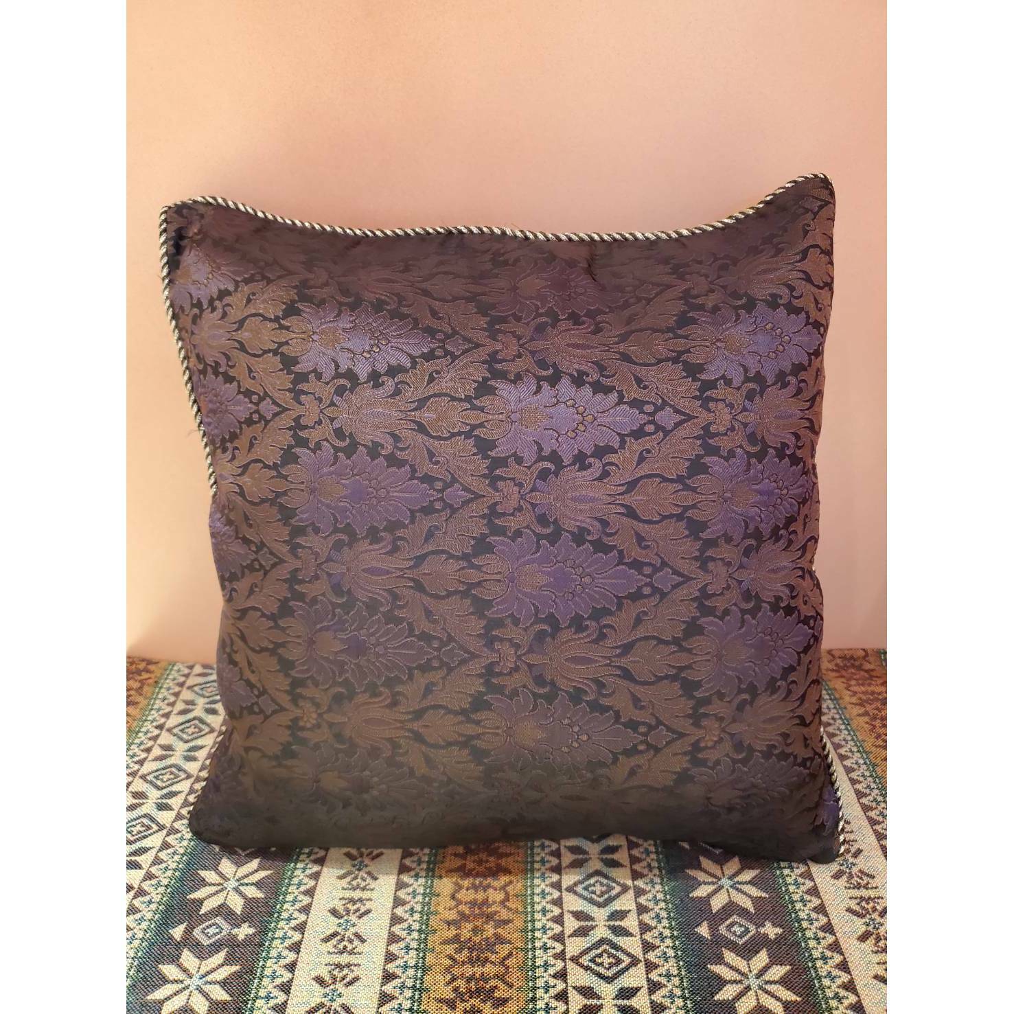 INLUXE CASA - 純絲提花布抱枕 (45*45CM)