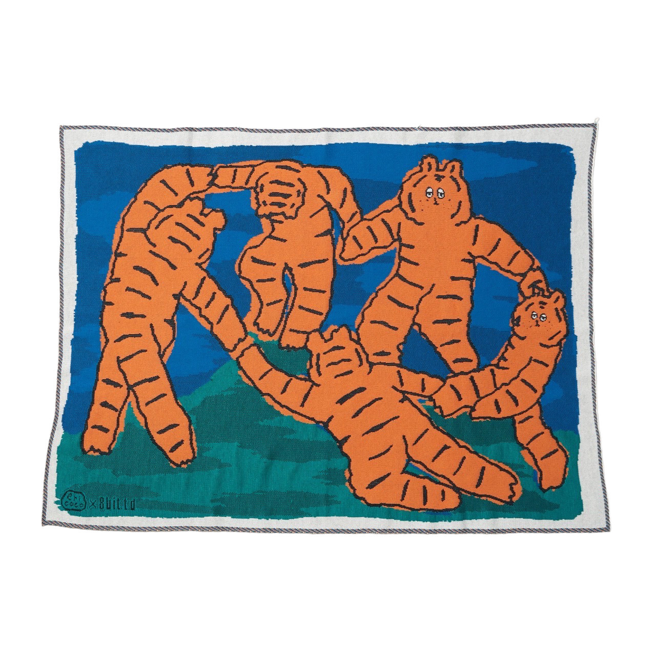 Dancing Tigers Throw X ericoco