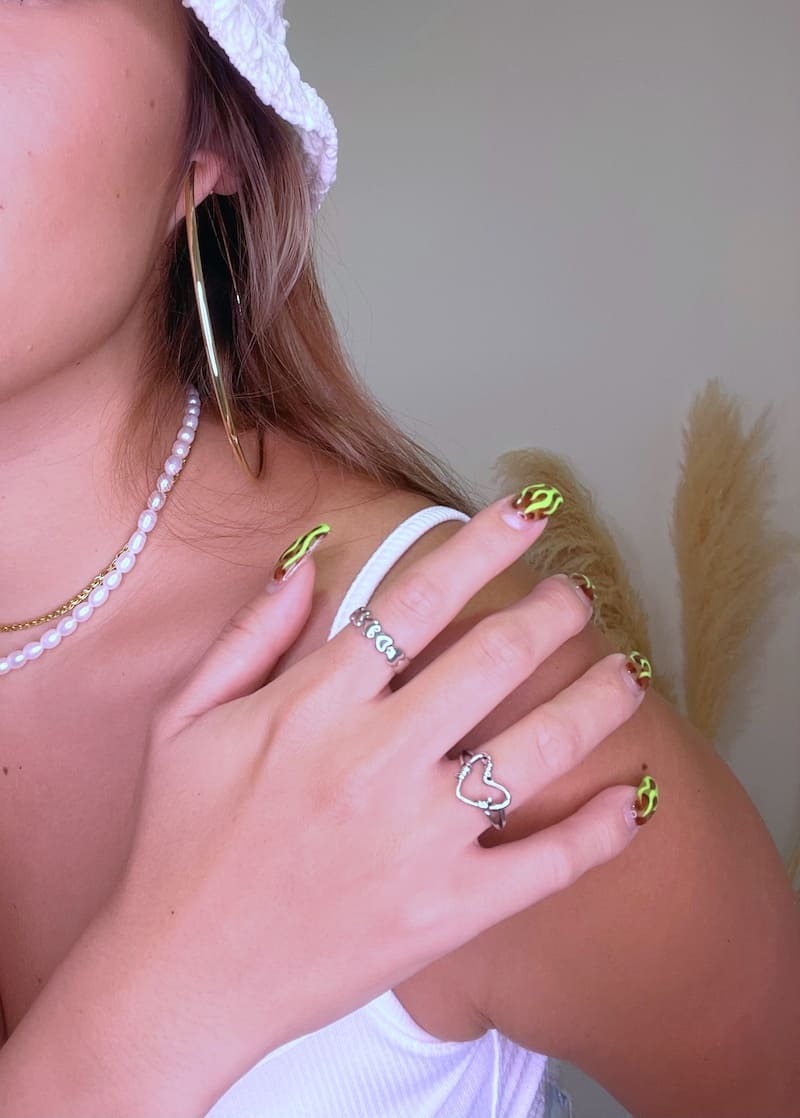 荊棘愛心戒指組