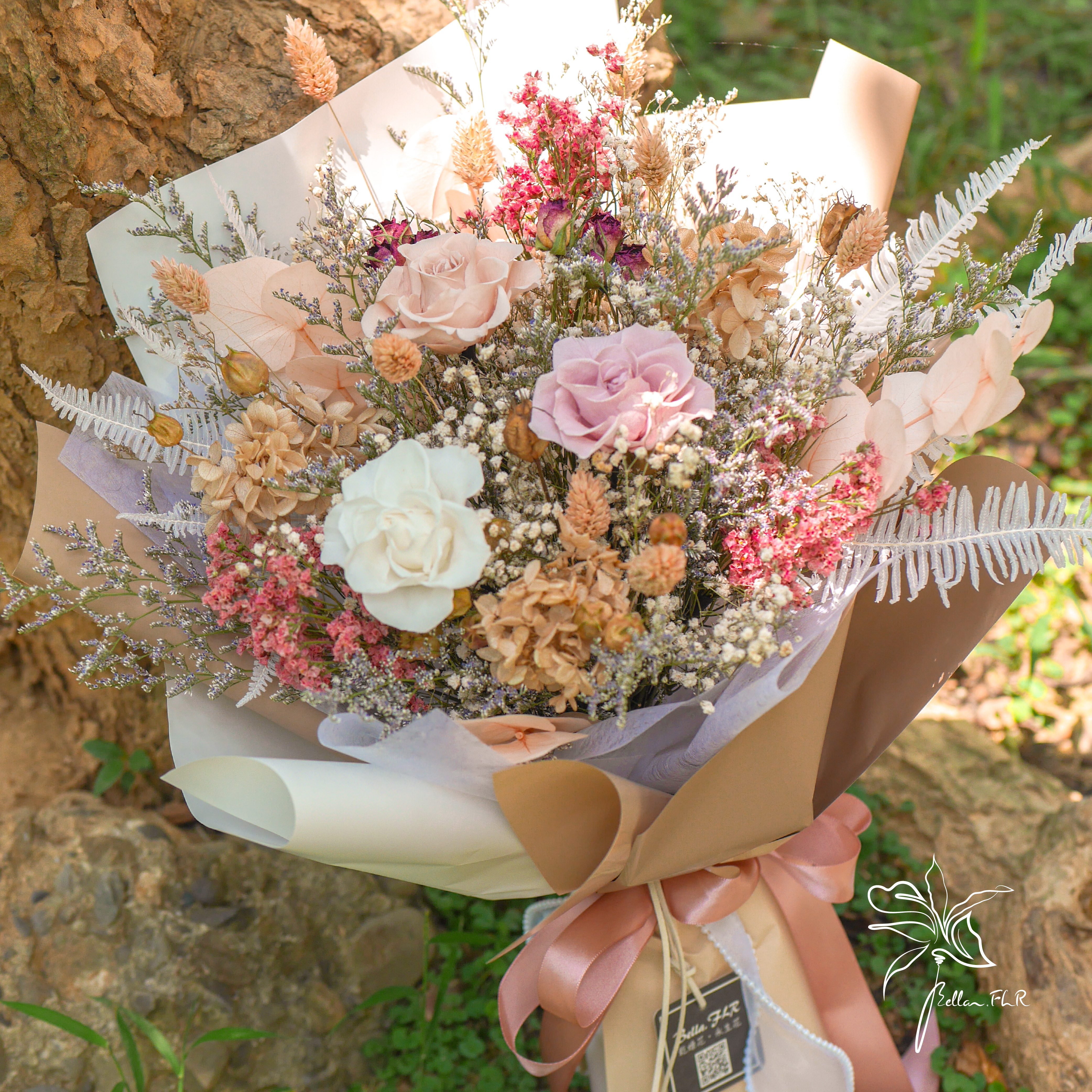 【歲月絮語】中型永生乾燥花束