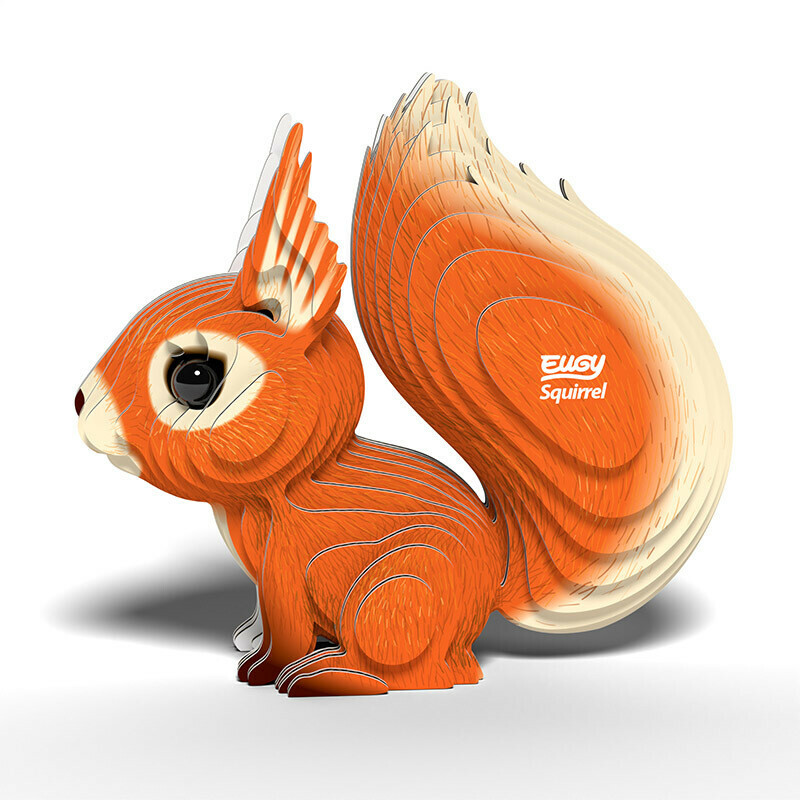 EUGY 3D Cardboard Kit Set Model - 083 Squirrel