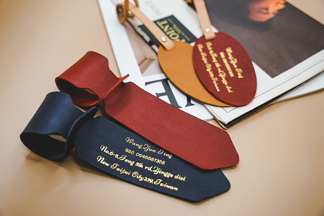 Genuine Leather Luggage Tags, Luggage Travel Tag Leather