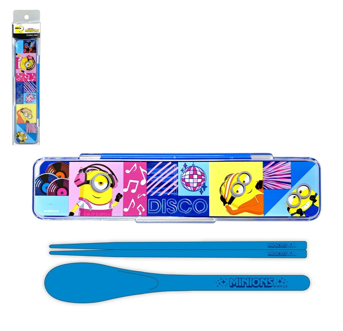 迷你兵團餐具套裝 (匙+筷)