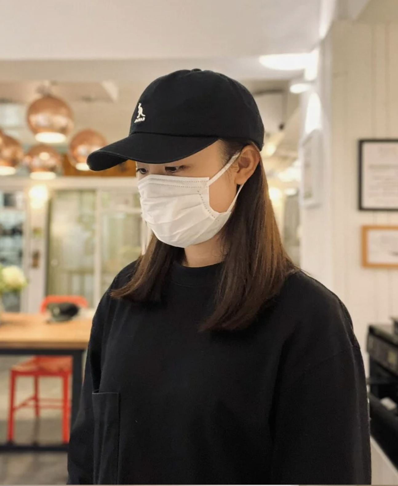 KANGOL Washed Baseball Cap 洗水棒球帽 - BLACK