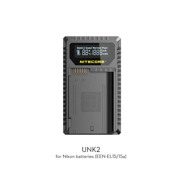 Nitecore 相機USB充電器 (for Nikon) UNK1 / UNK2