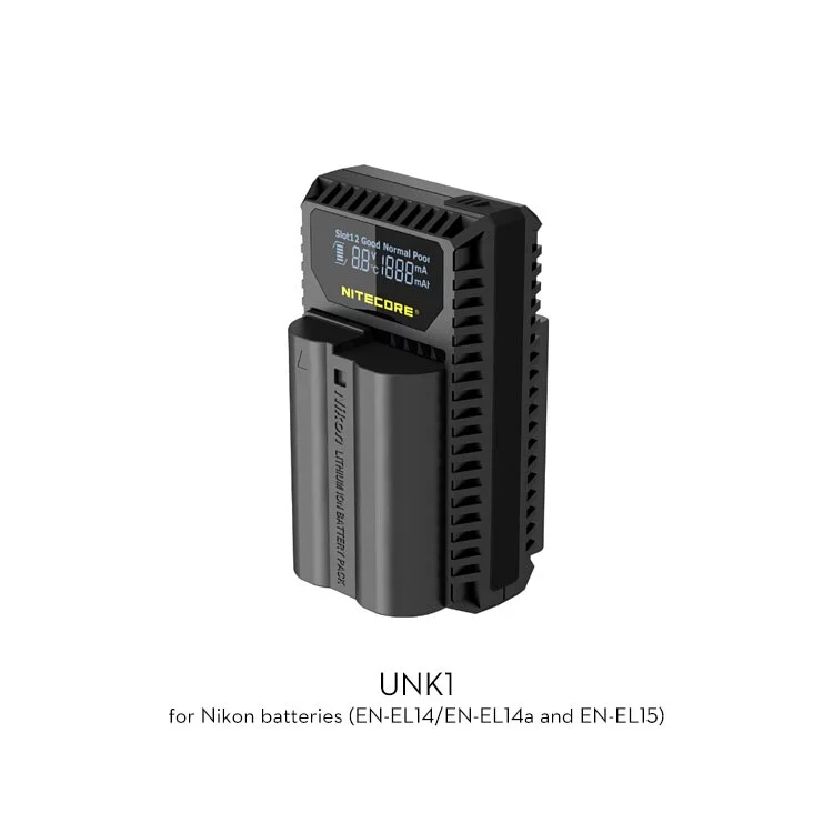 Nitecore 相機USB充電器 (for Nikon) UNK1 / UNK2