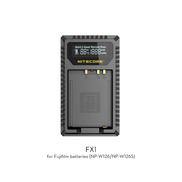 Nitecore 相機USB充電器 (for Fujifilm) FX1 / FX2 PRO