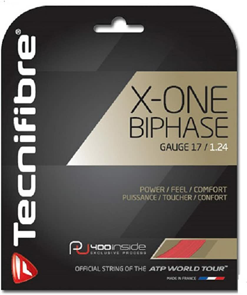 Corda Tennis Tecnifibre X-One Biphase 17 | Calibro 1,24 Mm | Naturale Nuova Francia